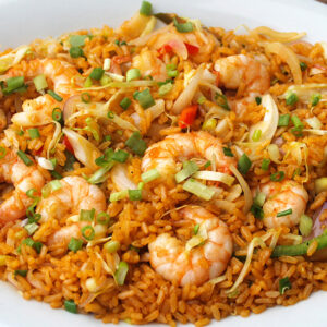 Arroz de camarones