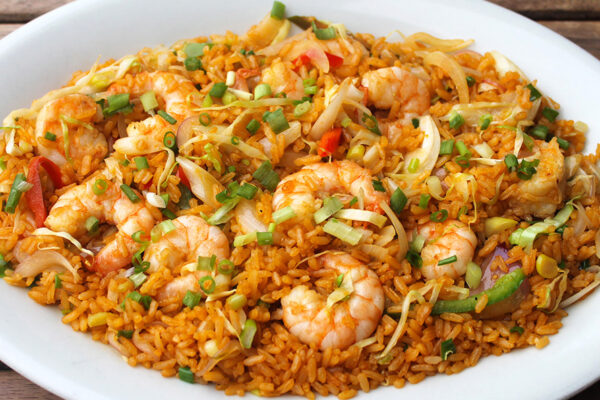 Arroz de camarones