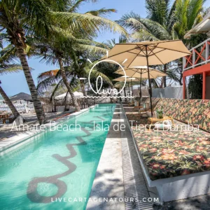 Amaré Beach Playa Linda Tierra Bomba: traslado, piscina y crédito para consumo incluido